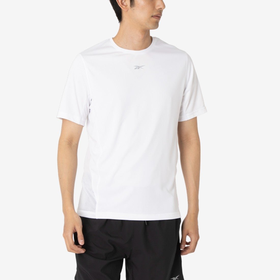 Reebok ラン Tシャツ / ID RUN T-SHIRT リーボック トップス カットソー・Tシャツ ブラック ホワイト【送料無料】