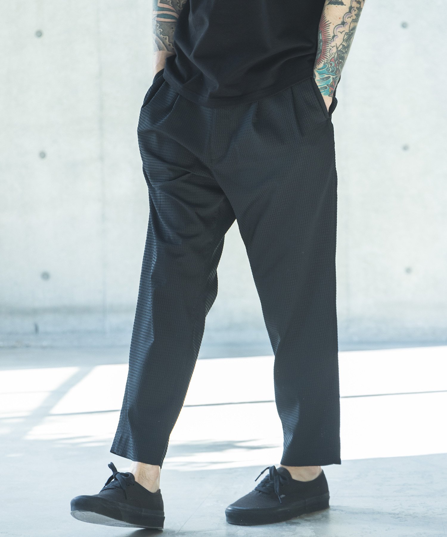 MR.OLIVE / ミスターオリーブ | RETRO POLYESTER TWILL / ONE PLEATS