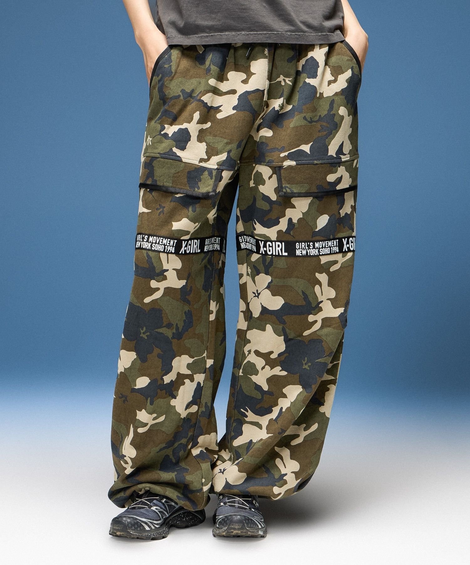 X-girl X-girl LOGO TAPE SWEATPANTS エックスガール パンツ その他のパンツ