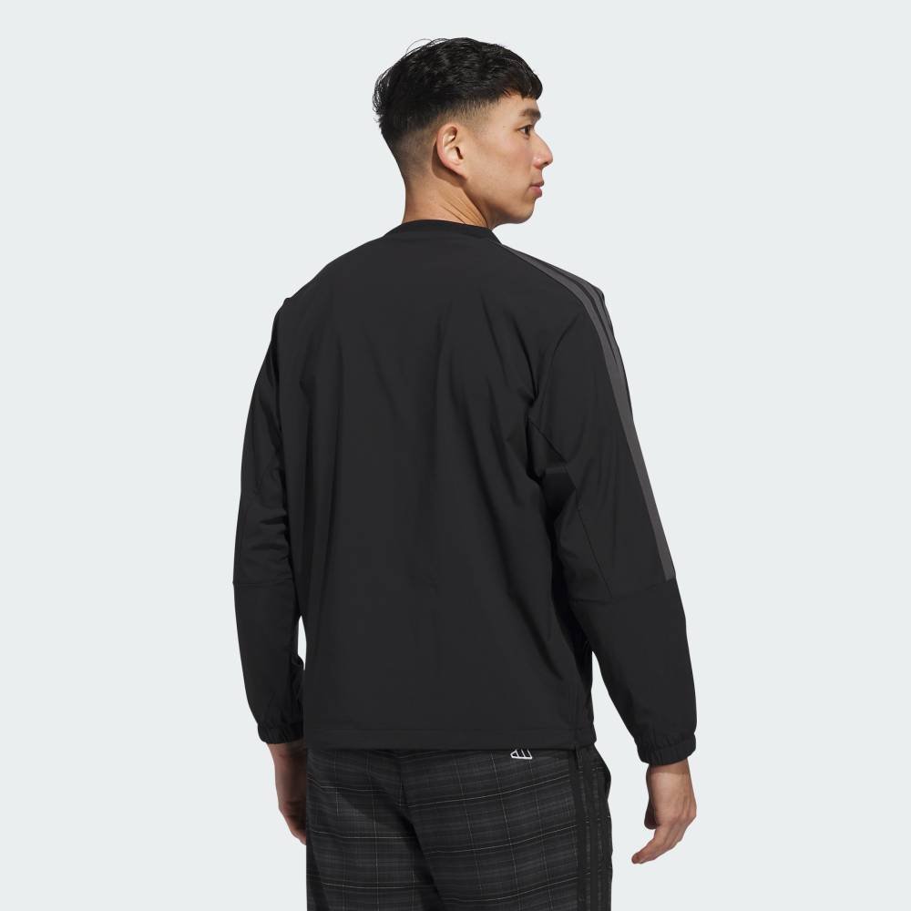 【公式】アディダス adidas 返品可 スリーストライプス クルーネック スウェット アディダス ジャケット・アウター ブルゾン・ジャンパー ブラック