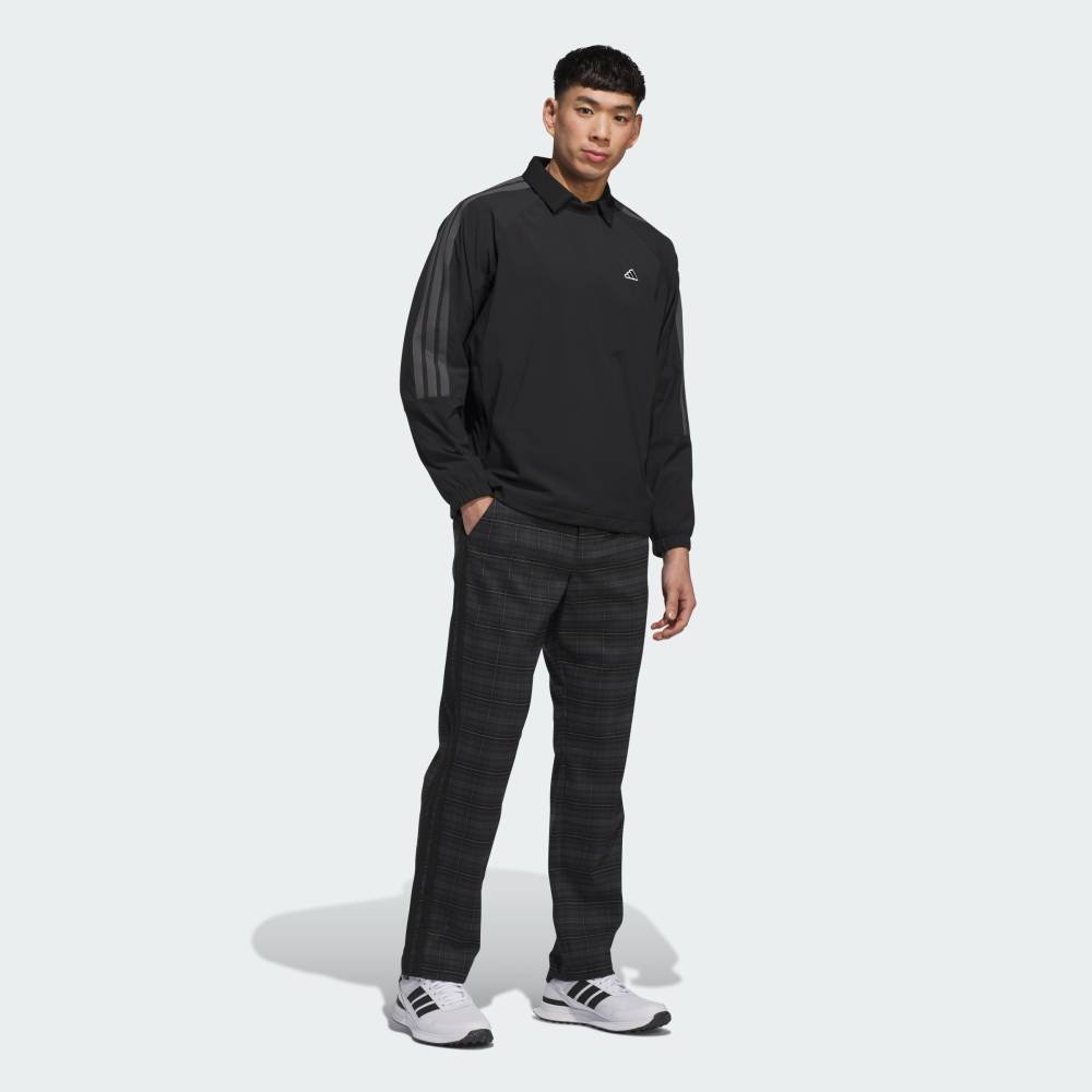 【公式】アディダス adidas 返品可 スリーストライプス クルーネック スウェット アディダス ジャケット・アウター ブルゾン・ジャンパー ブラック