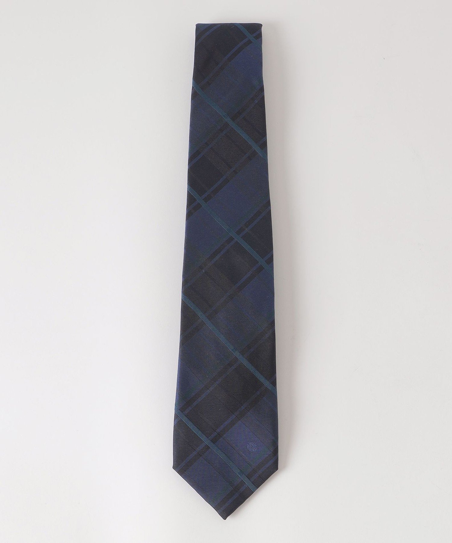 BLACK LABEL CRESTBRIDGE トーナルツイルチェックタイ ブルーレーベル / ブラックレーベル・クレストブリッジ スーツ・フォーマル ネクタイ・蝶ネクタイ ベージュ ネイビー【送料無料】