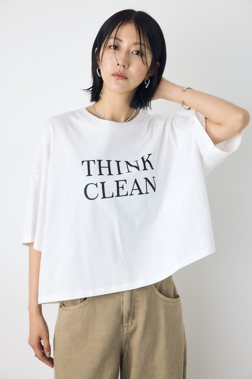 【SALE／20%OFF】AZUL BY MOUSSY ドロップショルダーロゴ5分袖Tシャツ アズールバ...