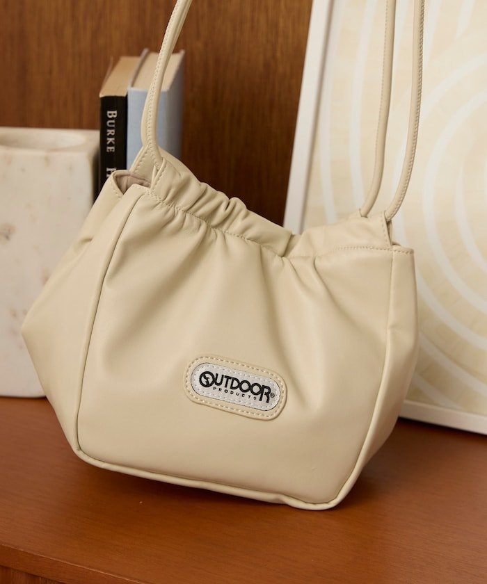 OUTDOOR PRODUCTS 別注 Square Shoulder Bag フリークスストア バッグ ショルダーバッグ ベージュ ブラック【送料無料】