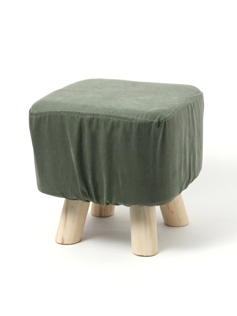 【SALE／50%OFF】LAKOLE (U)カク スツールカバー ベロア ラコレ インテリア・生活雑貨 その他のインテリア・生活雑貨 グリーン グレー ブルー オレンジのサムネイル