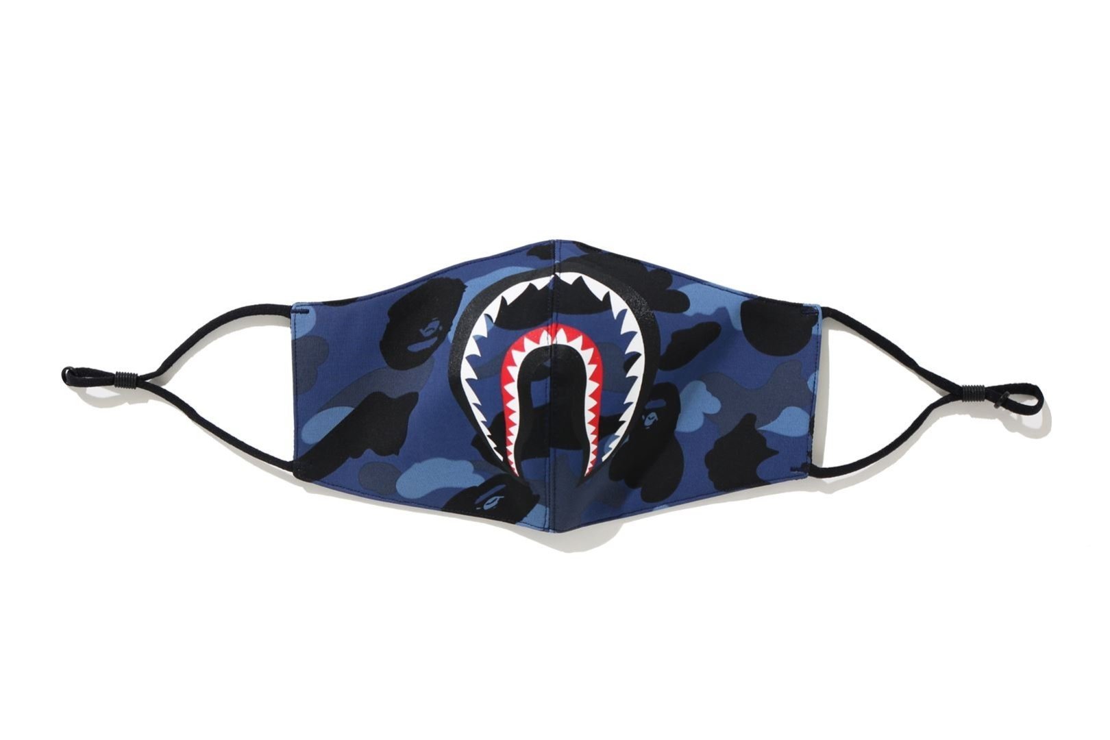 A BATHING APE COLOR CAMO SHARK MASK M ア ベイシング エイプ ファッション雑貨 マスク ネイビー パープル レッド【送料無料】