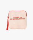 【SALE/37%OFF】Afternoon Tea LIVING タイポグラフィースクエアポーチ アフタヌーンティー・リビング 財布・ポーチ・ケース ポーチ ピンク