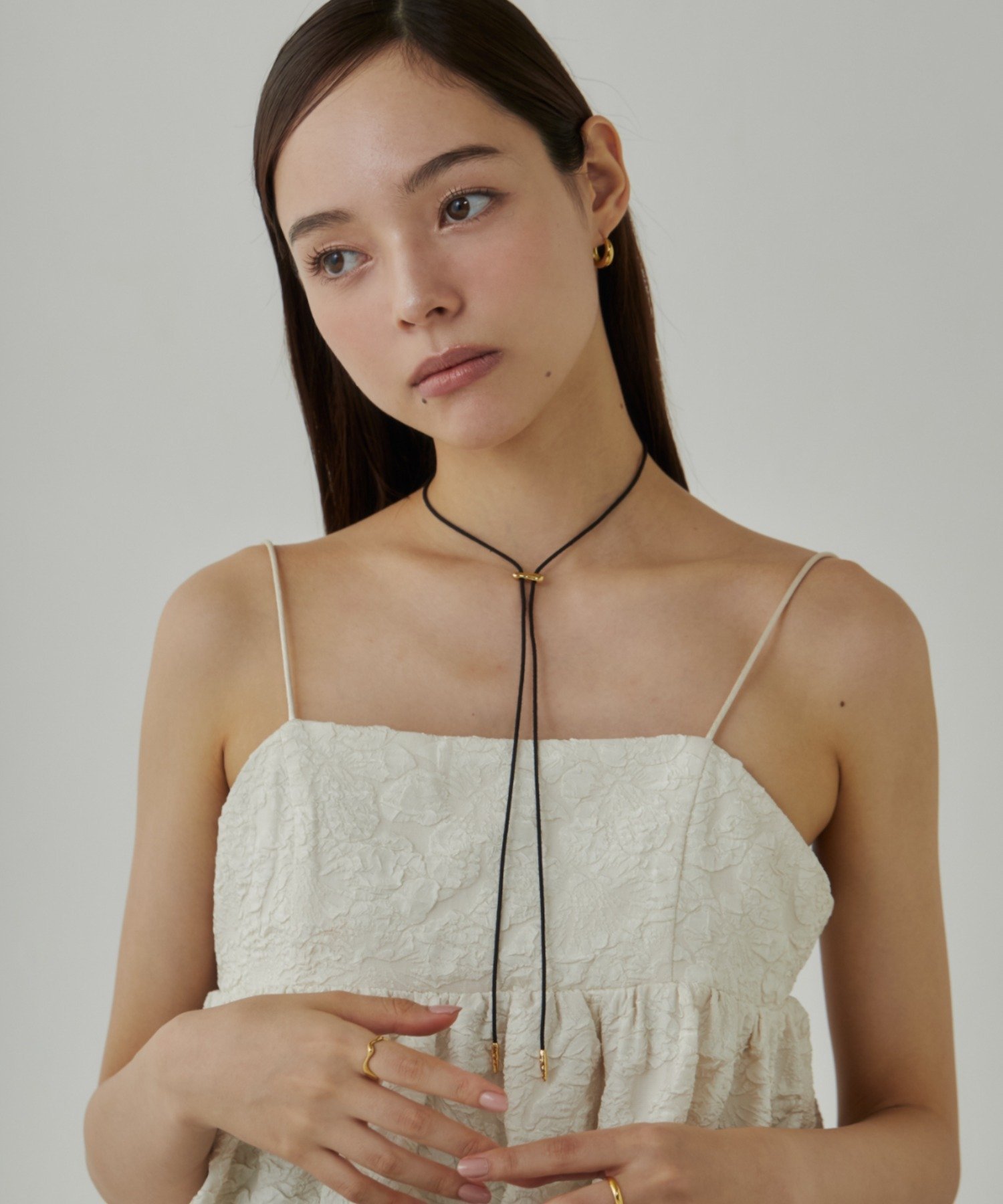 Rakuten Fashionの【SALE／28%OFF】ciite' ロングコードチョーカー / ネックレス シーテ アクセサリー・腕時計 チョーカー ゴールド シルバー｜アングル3