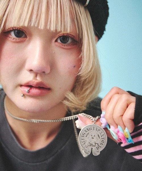 SELECT BRANDS GALFY/ガルフィー GAL之ハーツネックレス ジャックローズ アクセサリー・腕時計 ネックレス シルバー ブラック【送料無料】