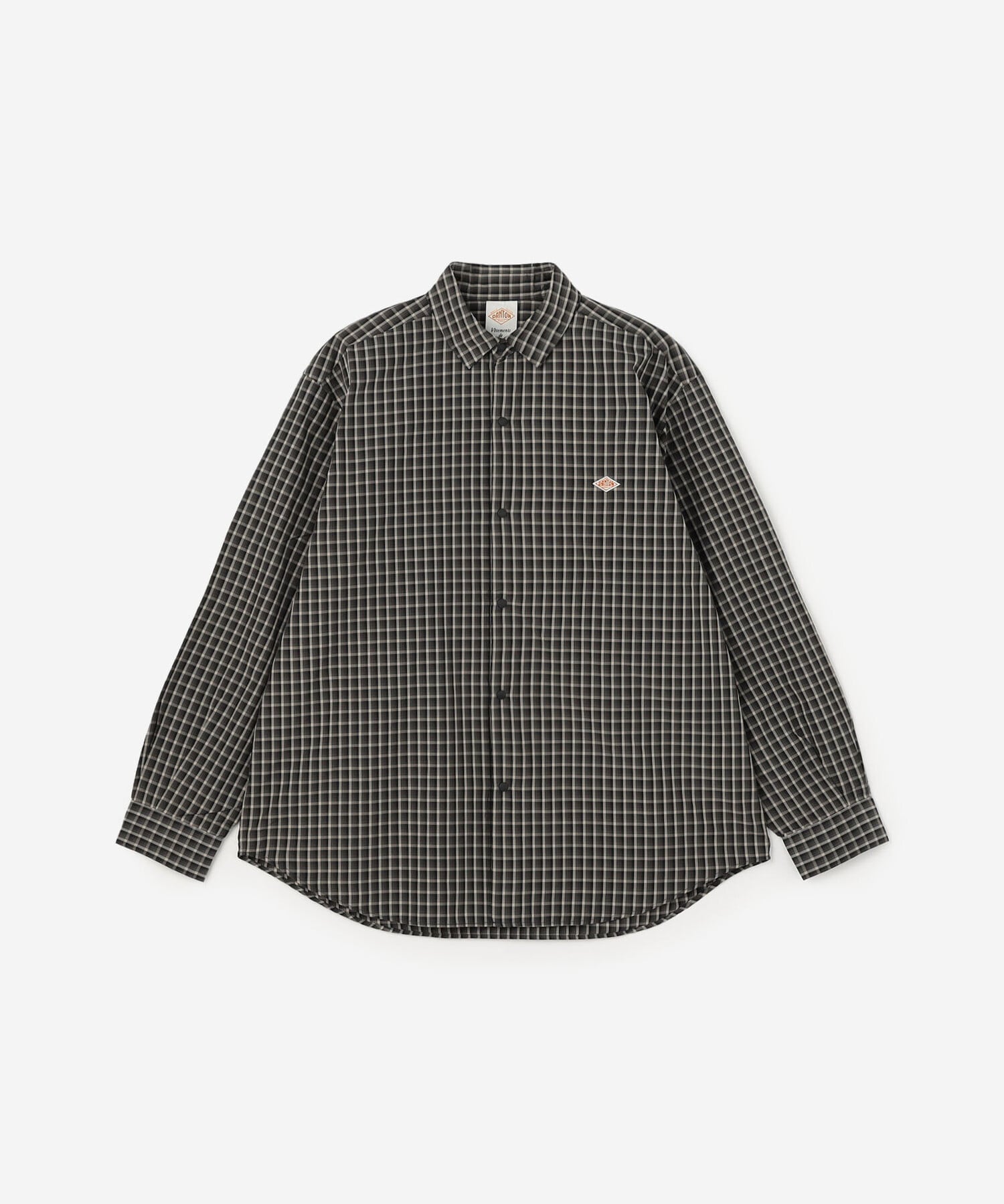 Bshop DANTON ｜ ナイロンタフタ レギュラーカラー長袖シャツ MEN ビショップ トップス シャツ・ブラウス ブラック ネイビー