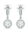 SWAROVSKI 【公式】【スワロフスキー】Swarovski Sparkling Dance クリップイヤリング, ミックスカット, ホワイト, ロジウム プレーティング スワロフスキー アクセサリー 腕時計 イヤリング イヤーカフ ホワイト【送料無料】