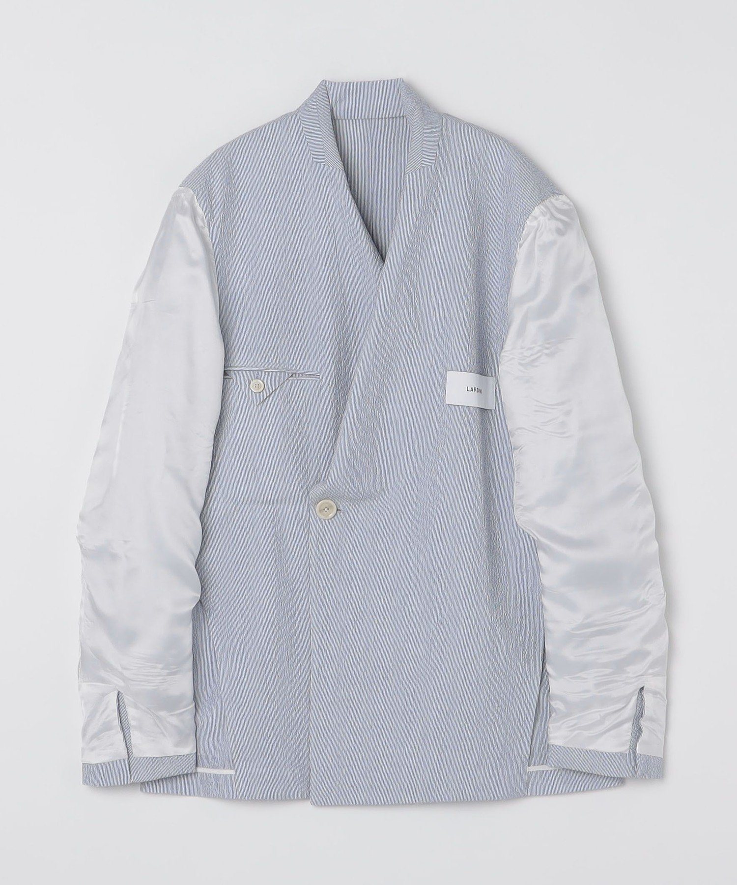 【SALE／40%OFF】SHIPS MEN LARDINI: ROMA シアサッカー ダブルブレステッド ジャケット シップス ジャケット・アウター テーラードジャケット・ブレザー【送料無料】