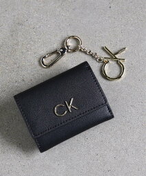 Calvin Klein Calvin Klein/(W)【公式ショップ】 カルバンクライン キーリング トライフォールド ウォレット セット Calvin Klein K610016 カルバン・クライン 福袋・ギフト・その他 ギフトセット ブラック【送料無料】