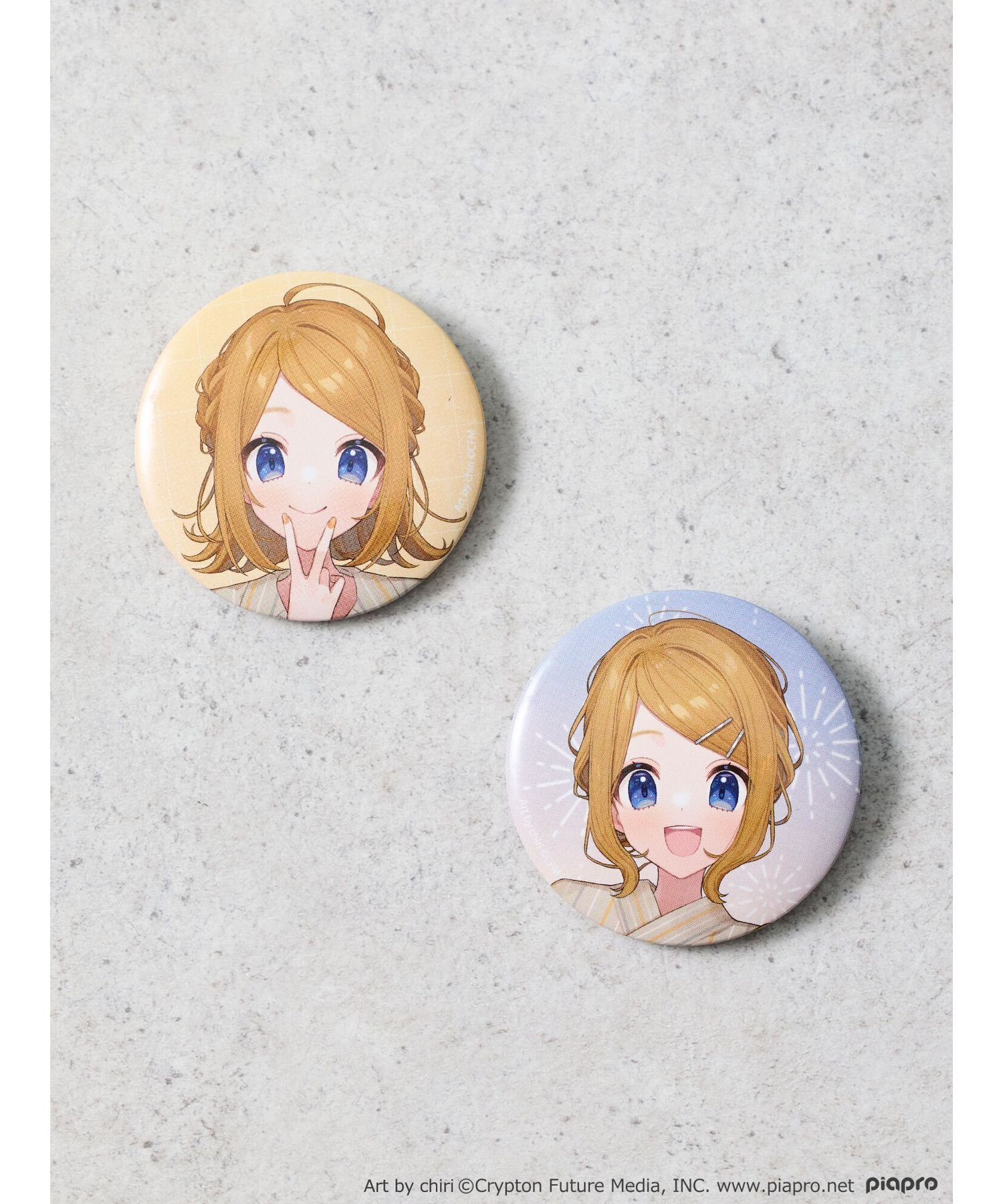 earth music&ecology Japan Label 鏡音リン 缶バッジセット アースミュージック&エコロジー ファッション雑貨 その他のファッション雑貨 レッド