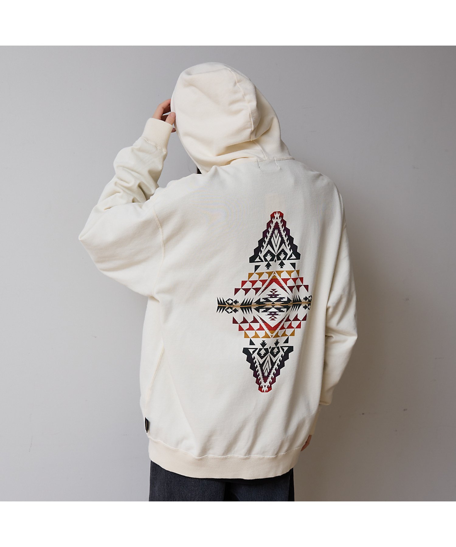 ABAHOUSE LASTWORD 【PENDLETON/ペンドルトン】Back Print Zip Up Hood アバハウス トップス パーカー..