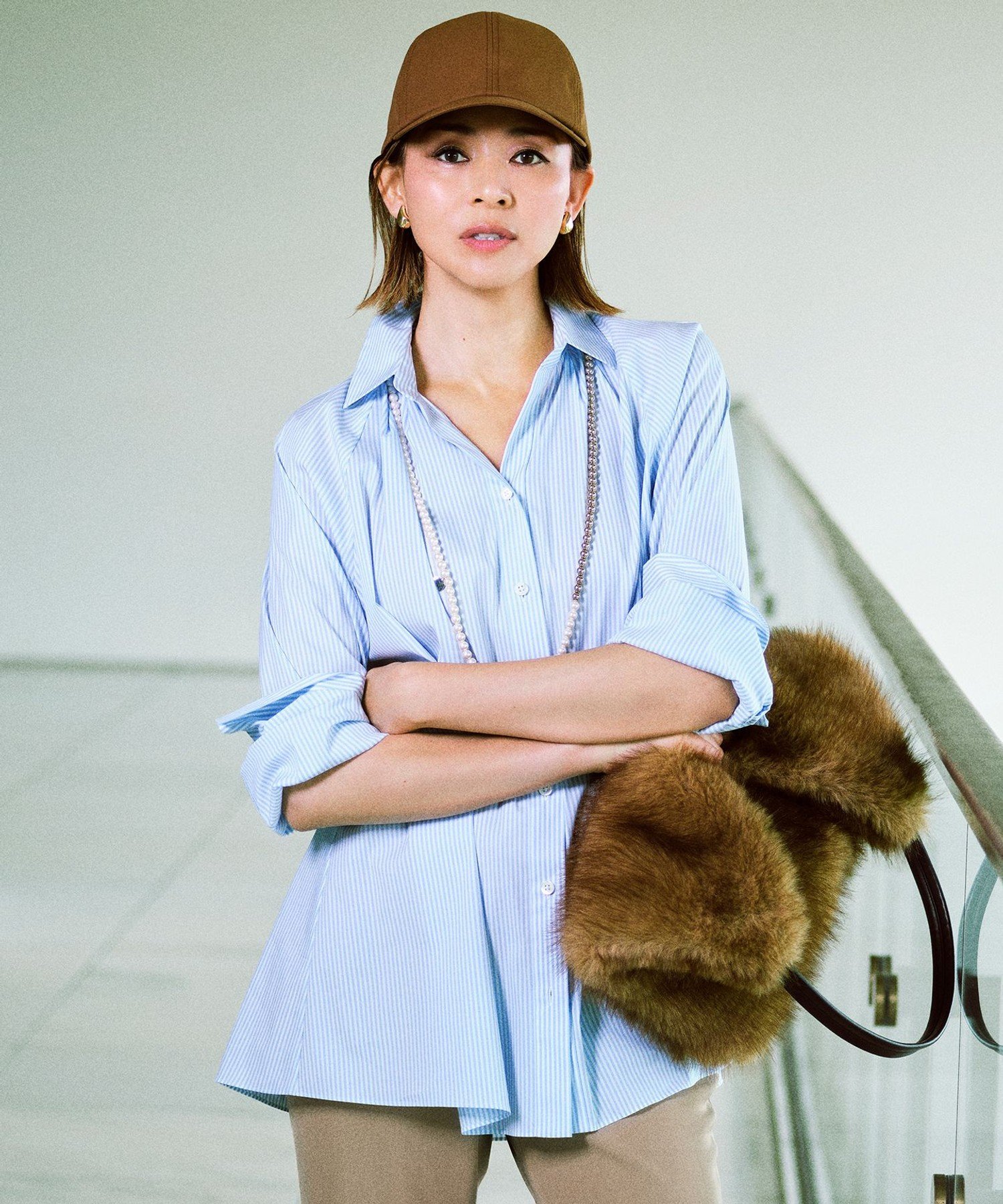 自由区 【SHIHOさん着用】エンブロイダリー キャップ ジユウク 帽子 キャップ ブラウン ブラック【送料無料】