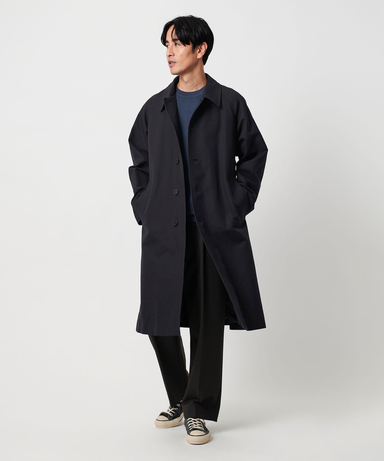 BEAUTY&YOUTH UNITED ARROWS エアリーコットン D/CLT バルカラー コート ビューティー&ユース ユナイテッドアローズ ジャケット・...