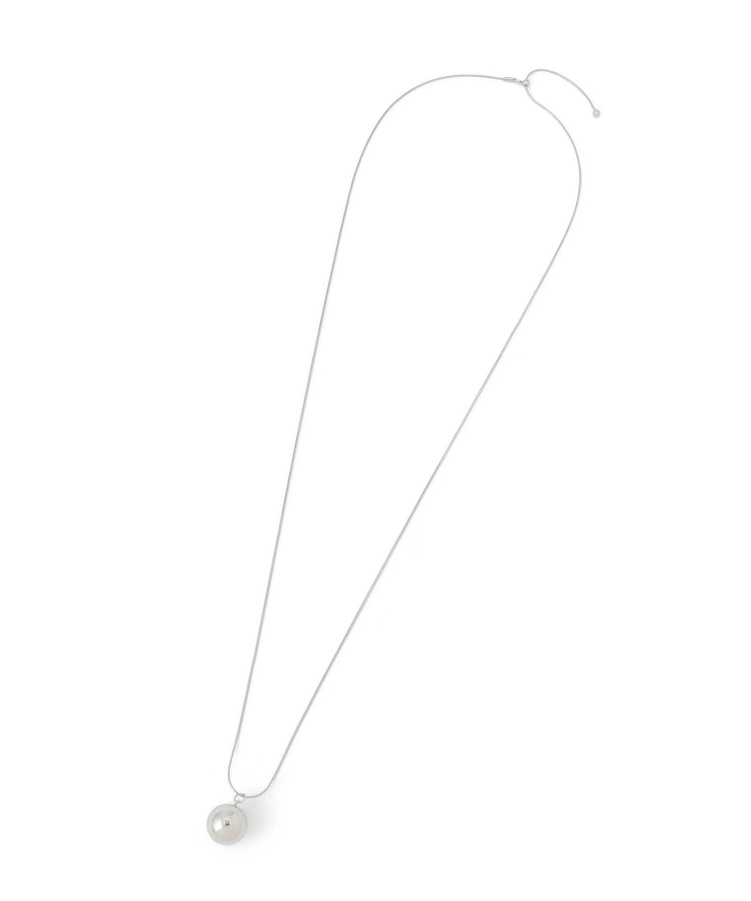 ADAM ET ROPE' FEMME 【WEB限定】ボールドットネックレス アダムエロペ アクセサリー・腕時計 ネックレス シルバー【送料無料】