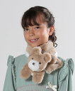 SHOO・LA・RUE フェイクファーぬいぐるみマフラー シューラルー ファッション雑貨 マフラー・ストール・ネックウォーマー ピンク ベージュ