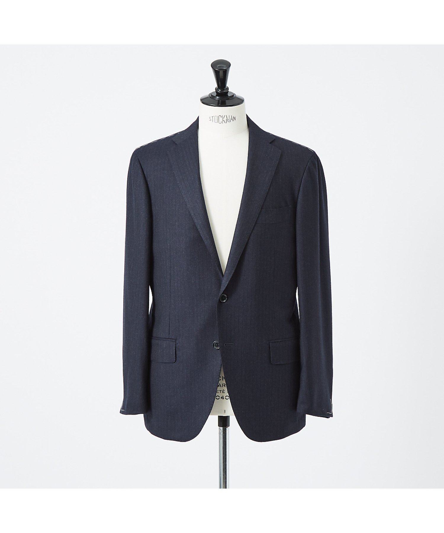 DESIGNWORKS 【セットアップ対応】RINGJACKET EXCLUSIVE ストライプ ネイビ デザインワークス ジャケット・アウター テーラードジャ...