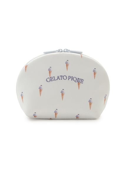 gelato pique ソルベ総柄ポーチ ジェラートピケ 財布・ポーチ・ケース ポーチ ピンク イエロー【送料無料】