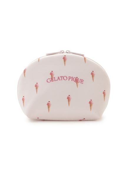 gelato pique ソルベ総柄ポーチ ジェラートピケ 財布・ポーチ・ケース ポーチ ピンク イエロー【送料無料】