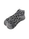 【SALE／80%OFF】BANANA REPUBLIC FACTORY STORE (W)【BANANA REPUBLIC FACTORY STORE】ANKLE LEOPARD SOCKS バナナ・リパブリック ファクトリーストアー 靴下・レッグウェア 靴下 グレー ベージュ