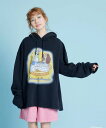 LHP LittleSunnyBite/リトルサニーバイト/Lady and the Tramp hoodie エルエイチピー トップス パーカー フーディー ブラック ブルー【送料無料】