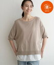 【SALE/20%OFF】ikka 【2点セット】ドルマンニットアンサンブル イッカ トップス アンサンブル ブルー ブラック ベージュ