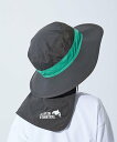 devirock 【神戸須磨シーワールドコラボ】つばが広いUVカット サファリハット 帽子 ハット 25SS デビロック 帽子 ハット ブラック グレー