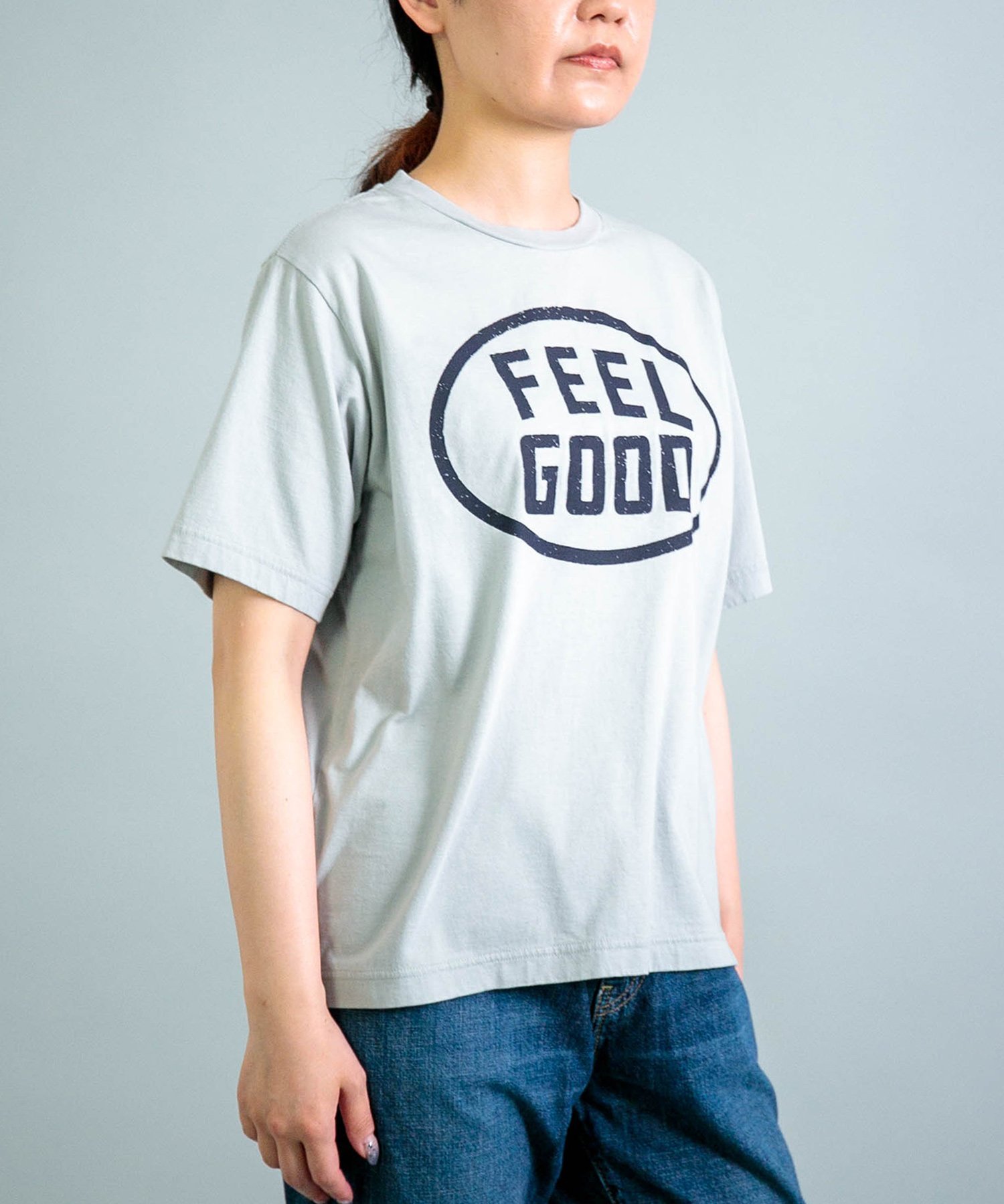 OMNIGOD 天竺 ショートスリーブTシャツ ドミンゴ トップス カットソー・Tシャツ ネイビー