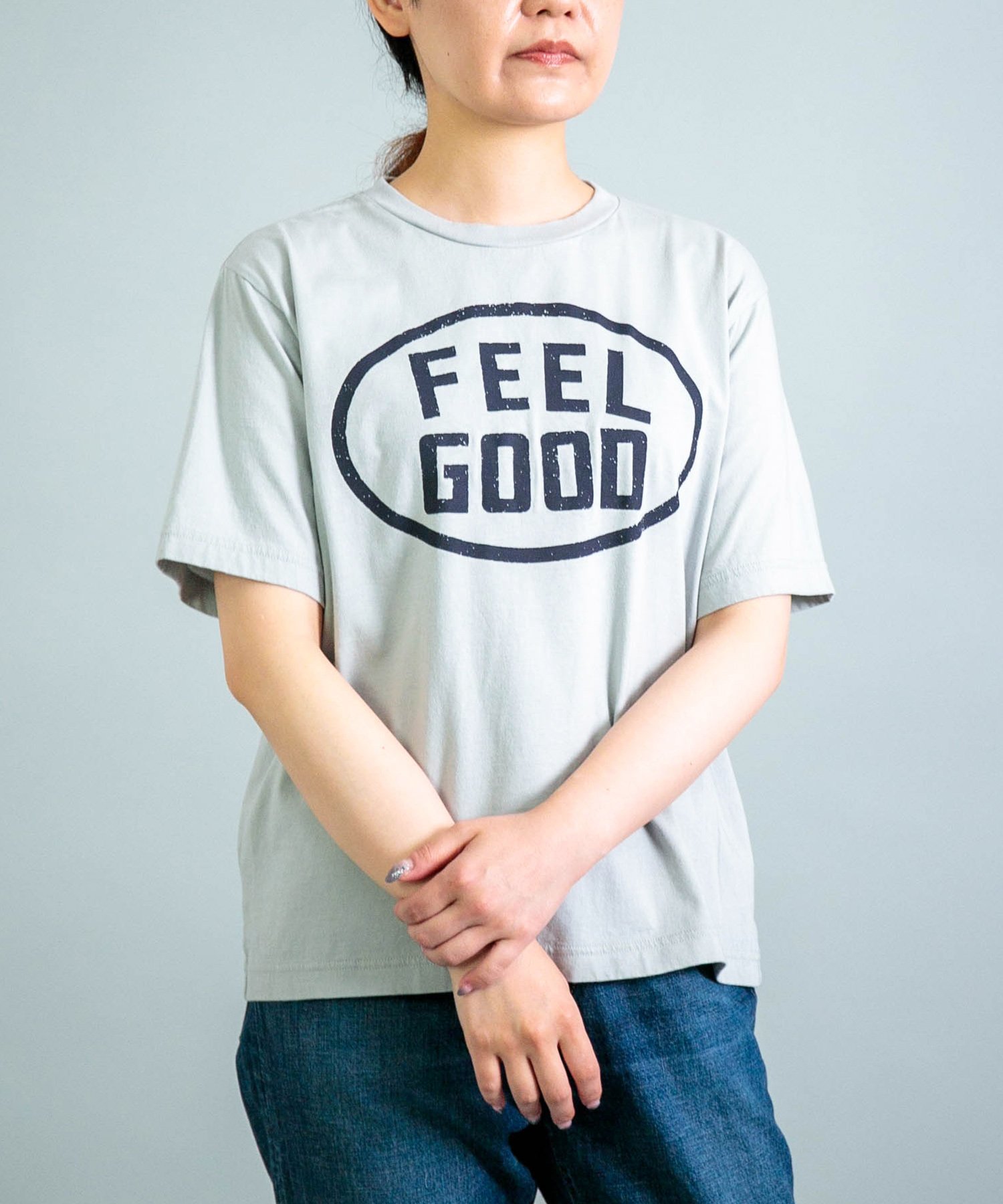 OMNIGOD 天竺 ショートスリーブTシャツ ドミンゴ トップス カットソー・Tシャツ ネイビー