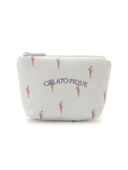 gelato pique ソルベ総柄ティッシュポーチ ジェラートピケ 財布・ポーチ・ケース ポーチ ピンク イエロー