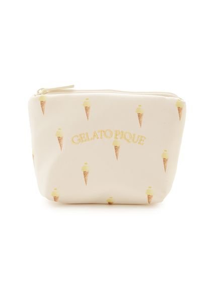 gelato pique ソルベ総柄ティッシュポーチ ジェラートピケ 財布・ポーチ・ケース ポーチ ピンク イエロー