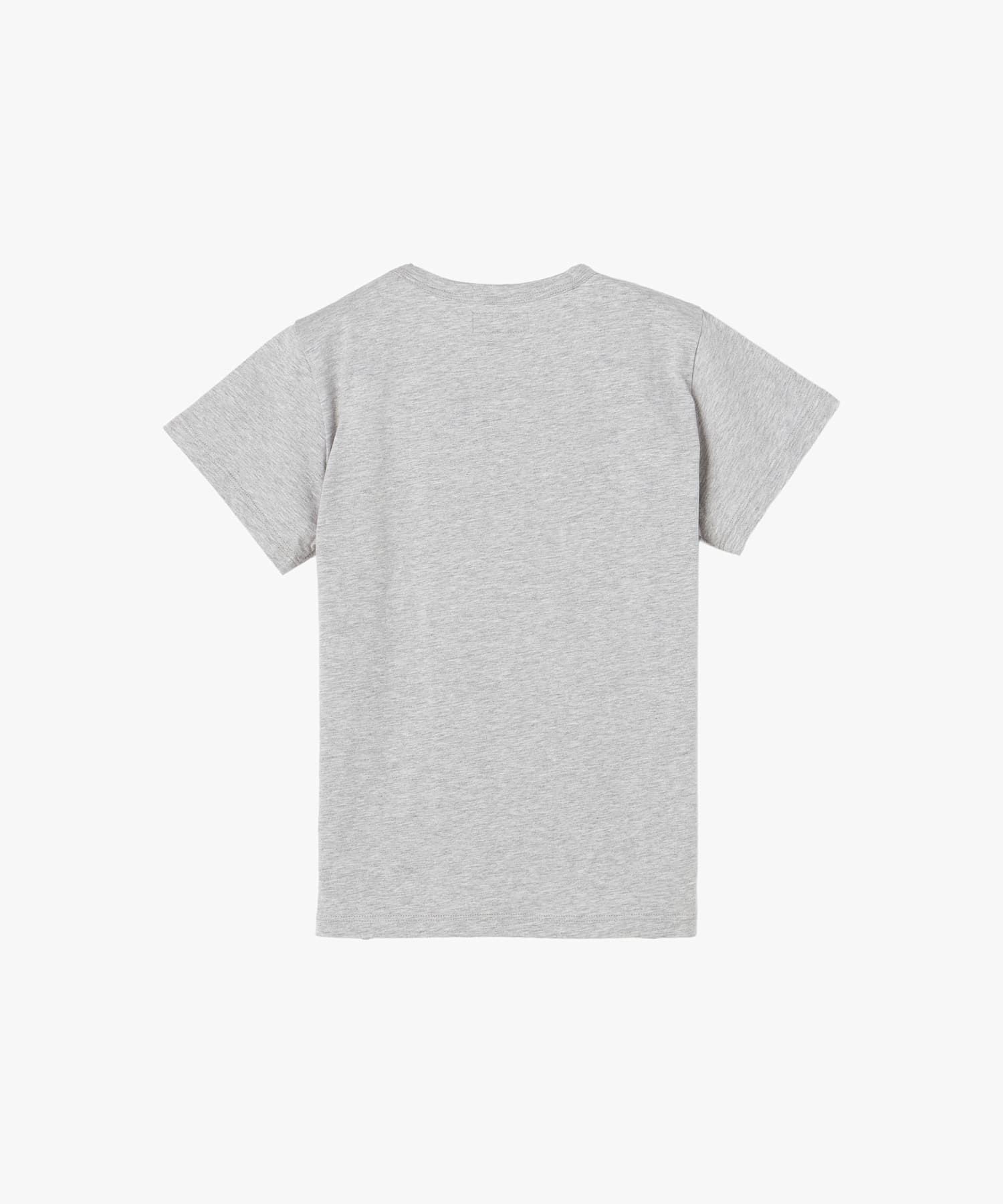 ロゴ プリント コットン 半袖 Tシャツ "Brando" アニエスベー トップス カットソー・Tシャツ グレー