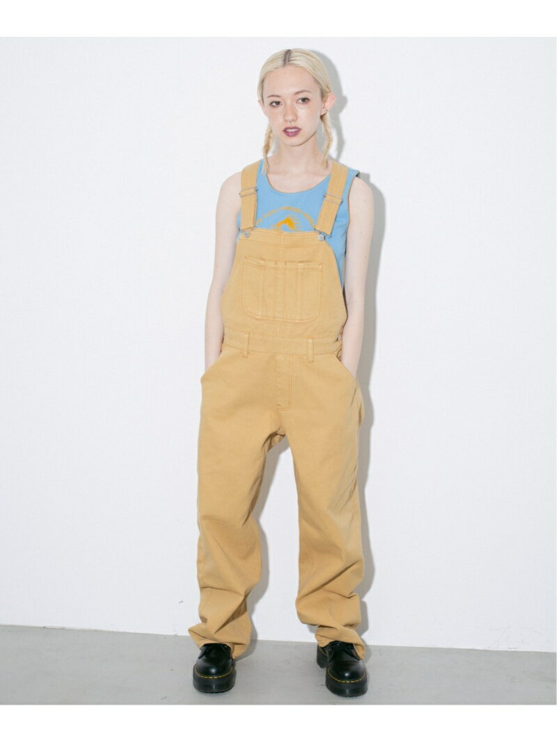 【SALE／30%OFF】X-girl WIDE TAPERED OVERALL オーバーオール X-girl エックスガール オールインワン・オーバーオール オーバーオール・サロペット ベージュ ブラック グレー パープル【送料無料】