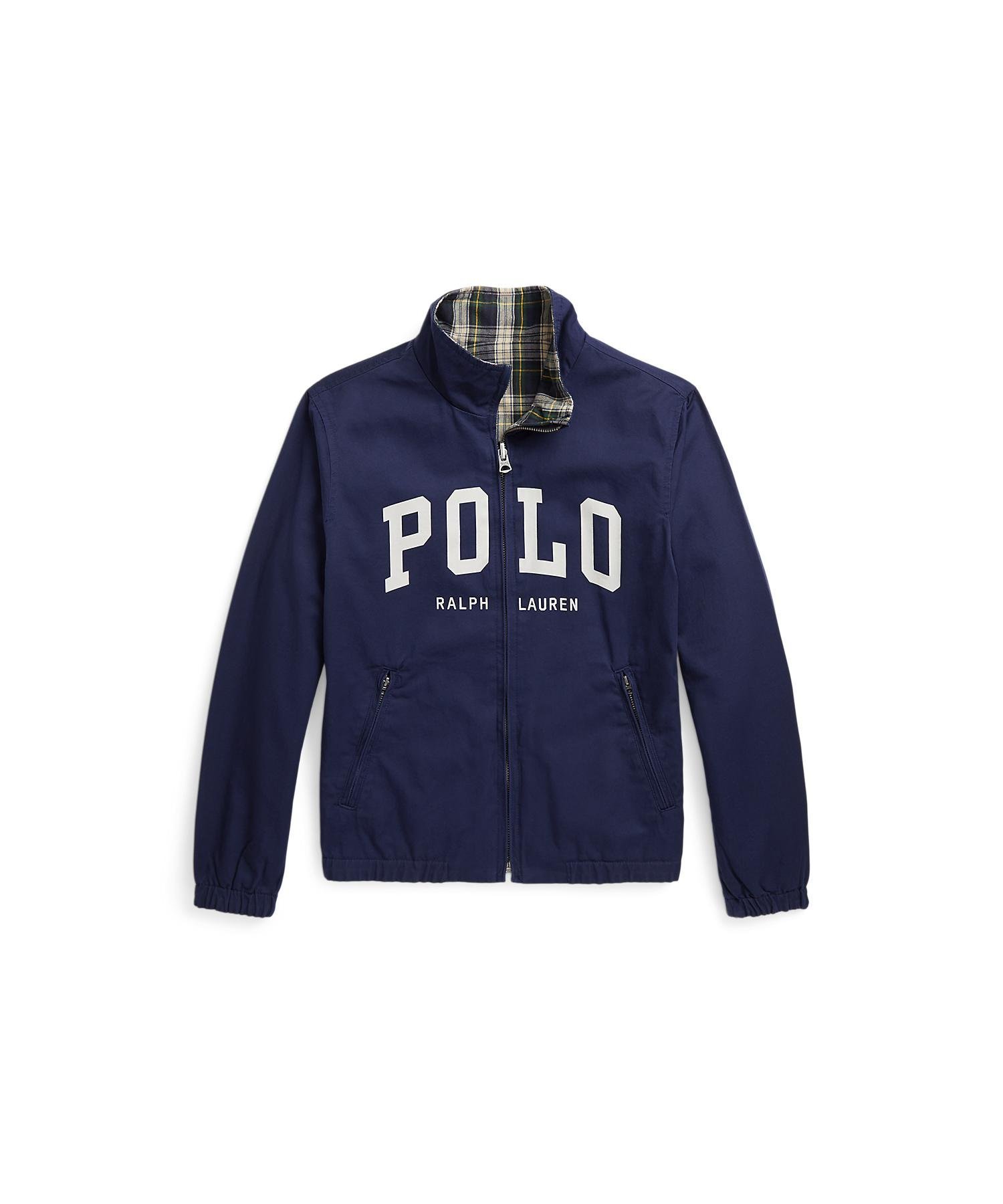 POLO RALPH LAUREN (ボーイズ 8才~20才)リバーシブル コットン ツイル & オックスフォード ジャケット ラルフローレン ジャケット・アウター ブルゾン・ジャンパー ネイビー【送料無料】