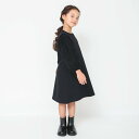 branshes 【プチレディ】ふんわり袖ワンピース ブランシェス ワンピース・ドレス ワンピース ベージュ ブラック(4)