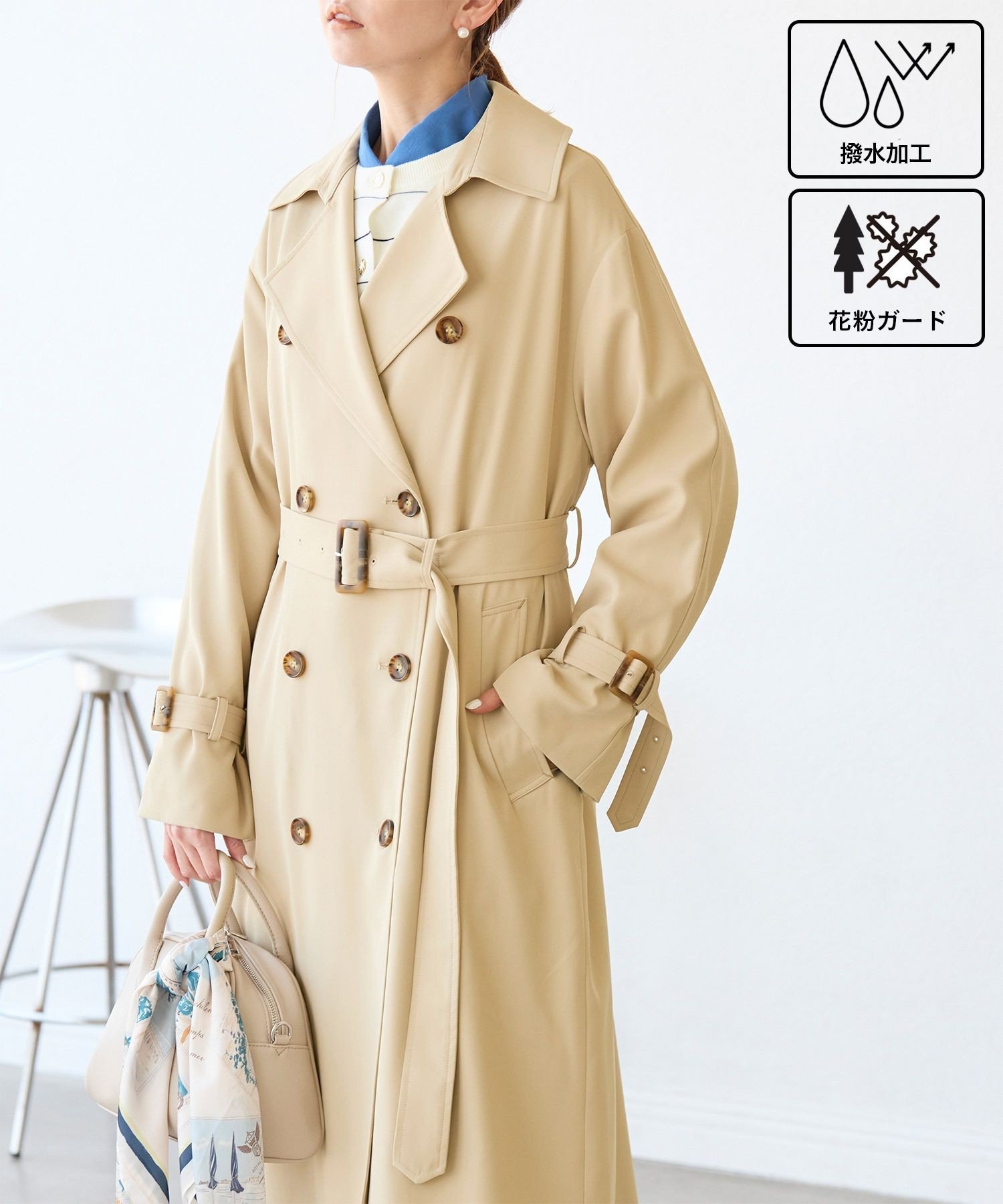 楽天市場】ROPE' ロペ トレンチコートの通販 楽天市場】ROPE' ロペ トレンチコートの通販