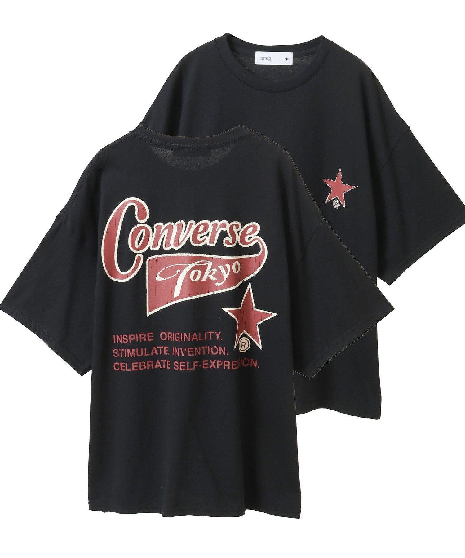 CONVERSE TOKYO 【WEB LIMITED】FLAG LOGO TEE コンバーストウキョウ トップス カットソー・Tシャツ ホ..