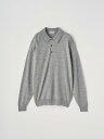 JOHN SMEDLEY 長袖ニットポロシャツ | KNOLL | 30G MODERN FIT ジョンスメドレー トップス ニット シルバー【送料無料】