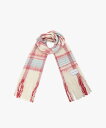 To b. by agnes b. チェックマフラー アニエスベー ファッション雑貨 マフラー・ストール・ネックウォーマー レッド【送料無料】