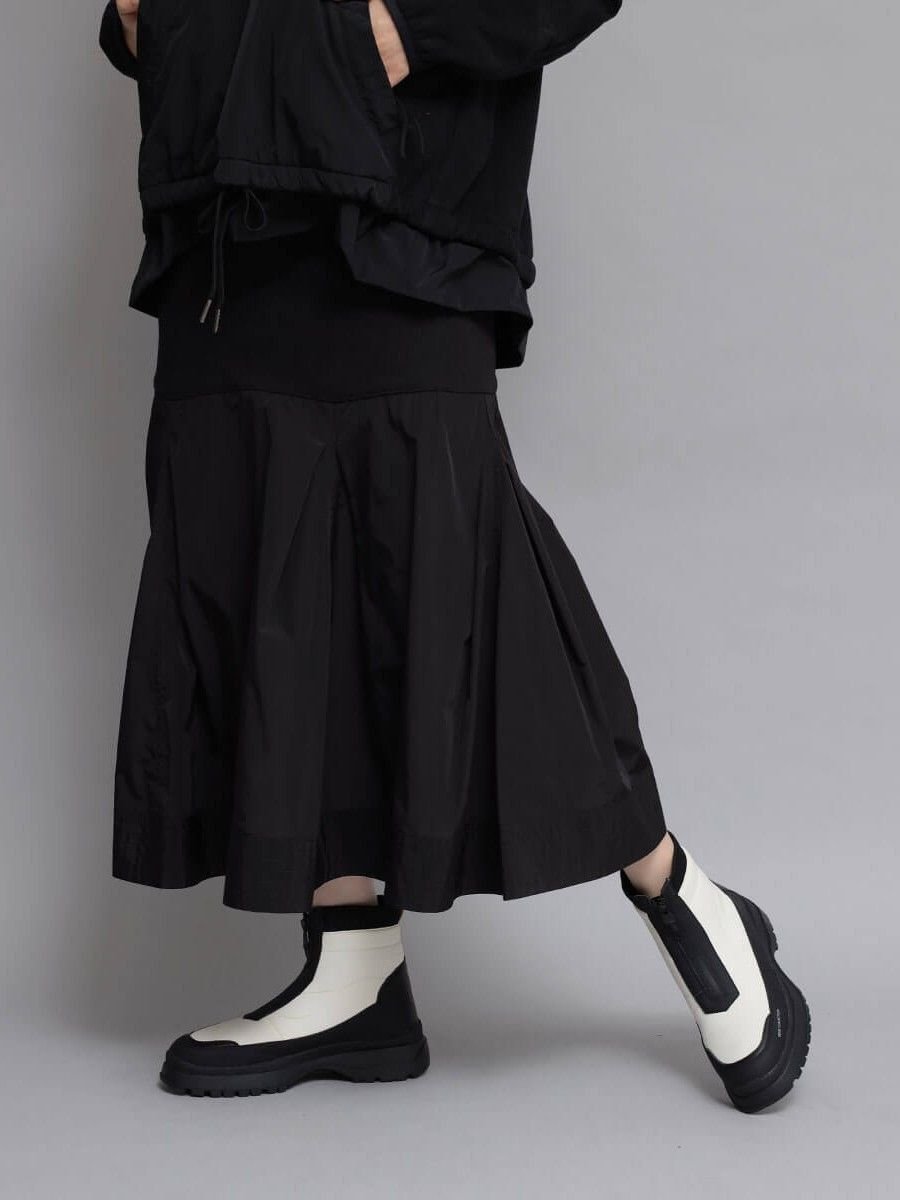 LASUD 異素材MIXマーメイドスカート(Black) ラシュッド スカート ロング・マキシスカート ブラック【送料無料】のサムネイル