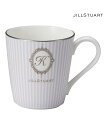 JILL STUART 【公式】イニシャルマグカップ(K) 290cc ナルミ 食器・調理器具・キッチン用品 グラス・マグカップ・タンブラー パープル