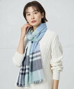 【SALE/30%OFF】J.PRESS 【洗える】チェック ストール ジェイプレス ファッション雑貨 マフラー・ストール・ネックウォーマー ブルー イエロー【...
