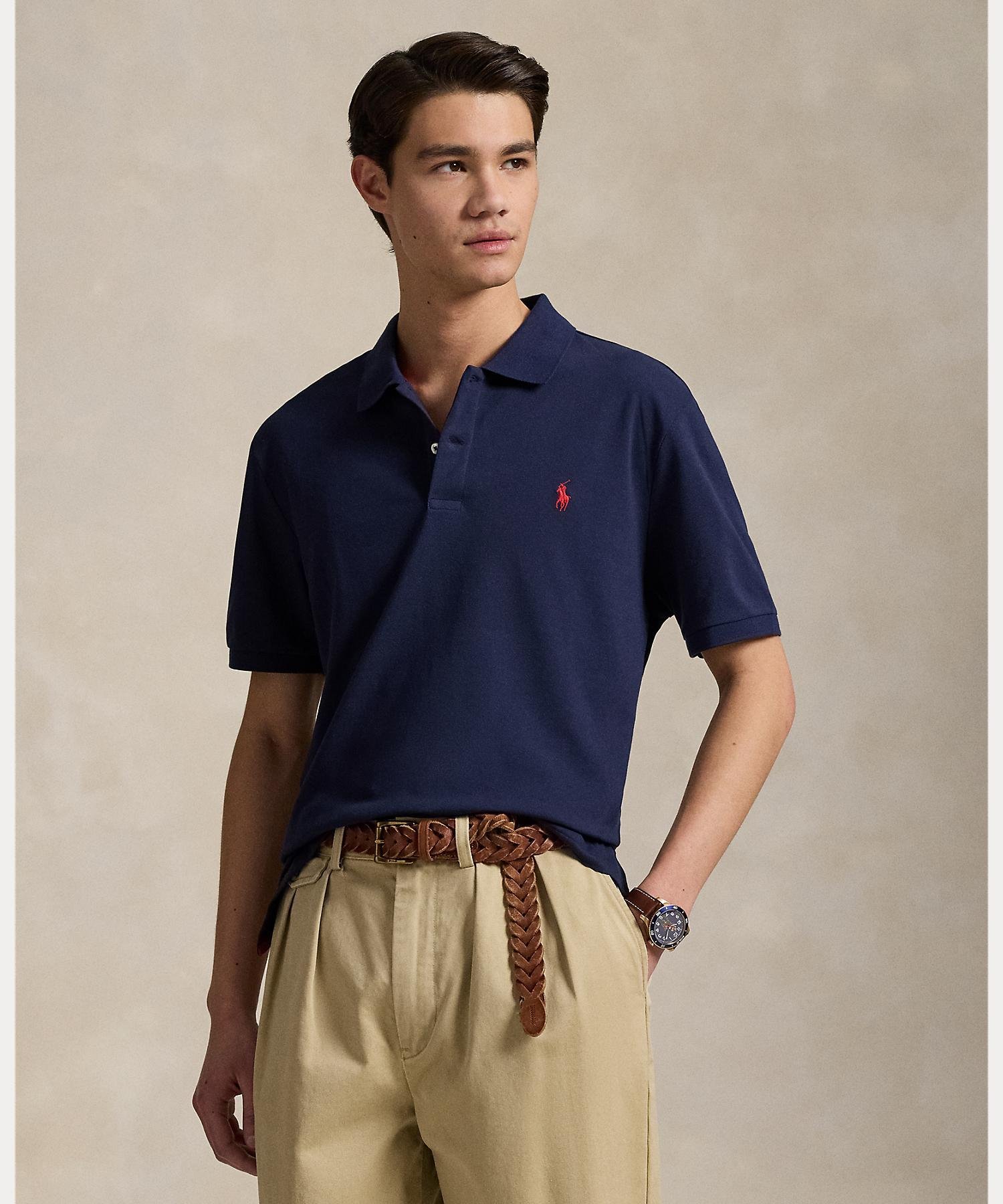 POLO GOLF/RLX Golf (POLO GOLF)テーラード フィット パフォーマンス メッシュ ポロシャツ ラルフロー..