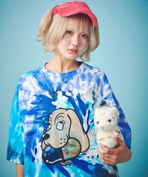 SELECT BRANDS GALFY/ガルフィー 犬中毒Tee SS(MENS) ジャックローズ トップス カットソー・Tシャツ ブルー オレンジ ブラック【送料無料】