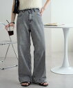 Discoat デニムストレートパンツ ディスコート パンツ その他のパンツ ブラック【送料無料】