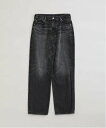 THE SHINZONE HUDSON DENIM PANTS ステップス パンツ ジーンズ・デニムパンツ ブラック ブルー【送料無料】