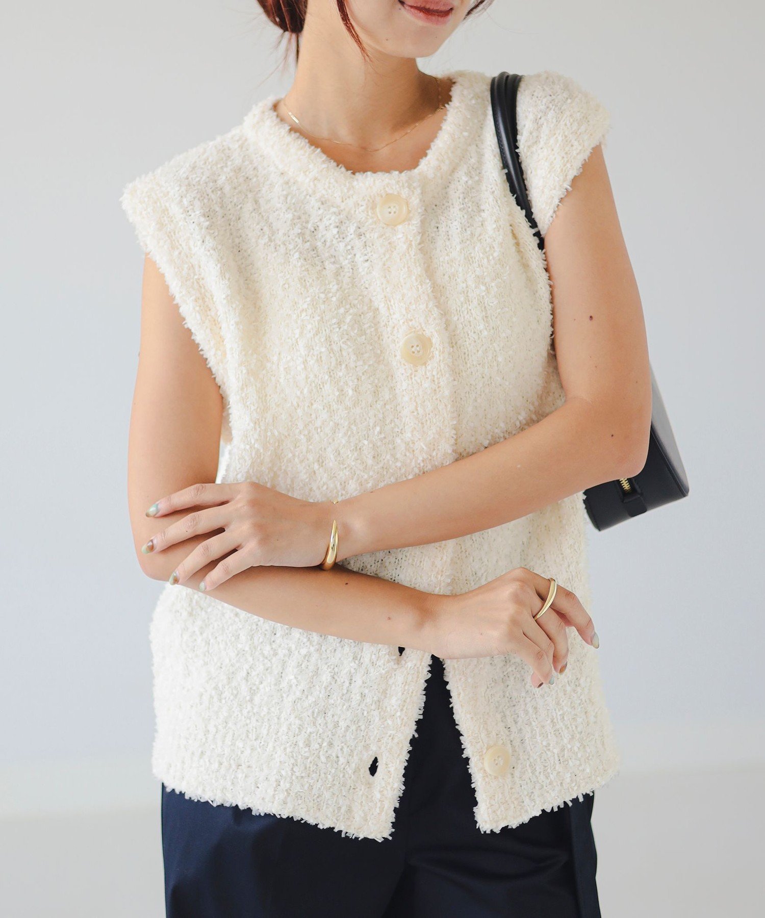 【SALE／30%OFF】B:MING by BEAMS 【10/16新規値下げ】テープヤーン ベスト 25AW 秋まで使える お出か..